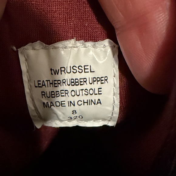 Tommy Hilfiger Brown and Green Lace Up Boots - Picture 4 of 6